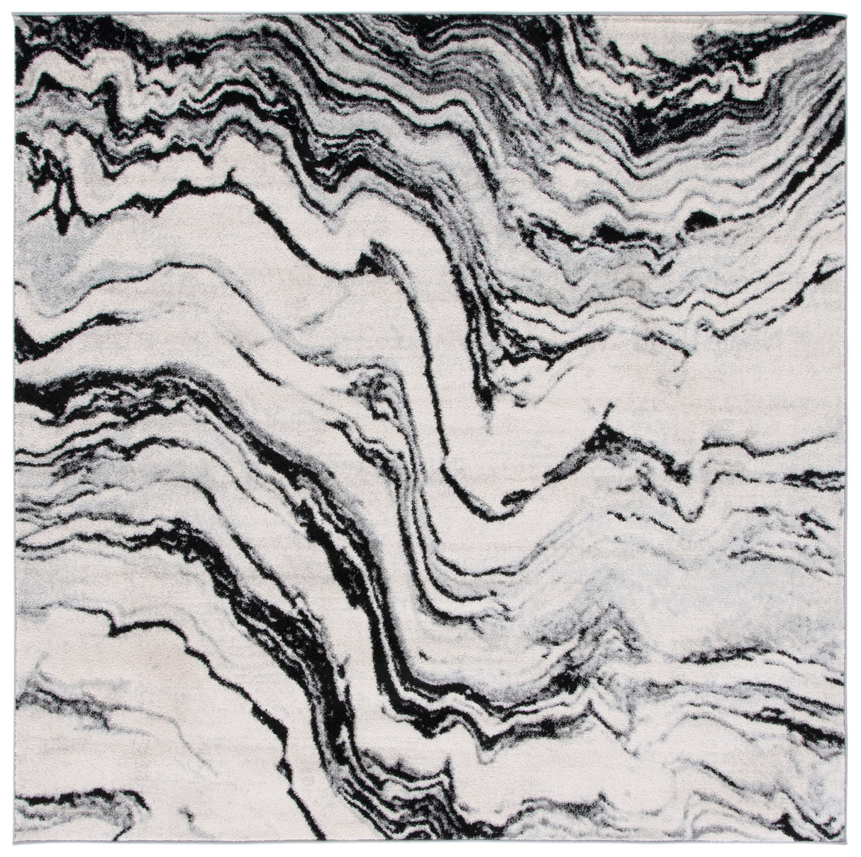 Safavieh Tulum Tul274A Ivory/Black Rug.