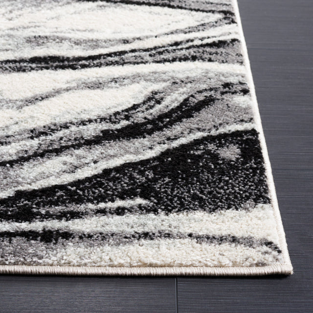 Safavieh Tulum Tul275A Ivory/Black Rug.
