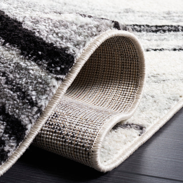 Safavieh Tulum Tul275A Ivory/Black Rug.