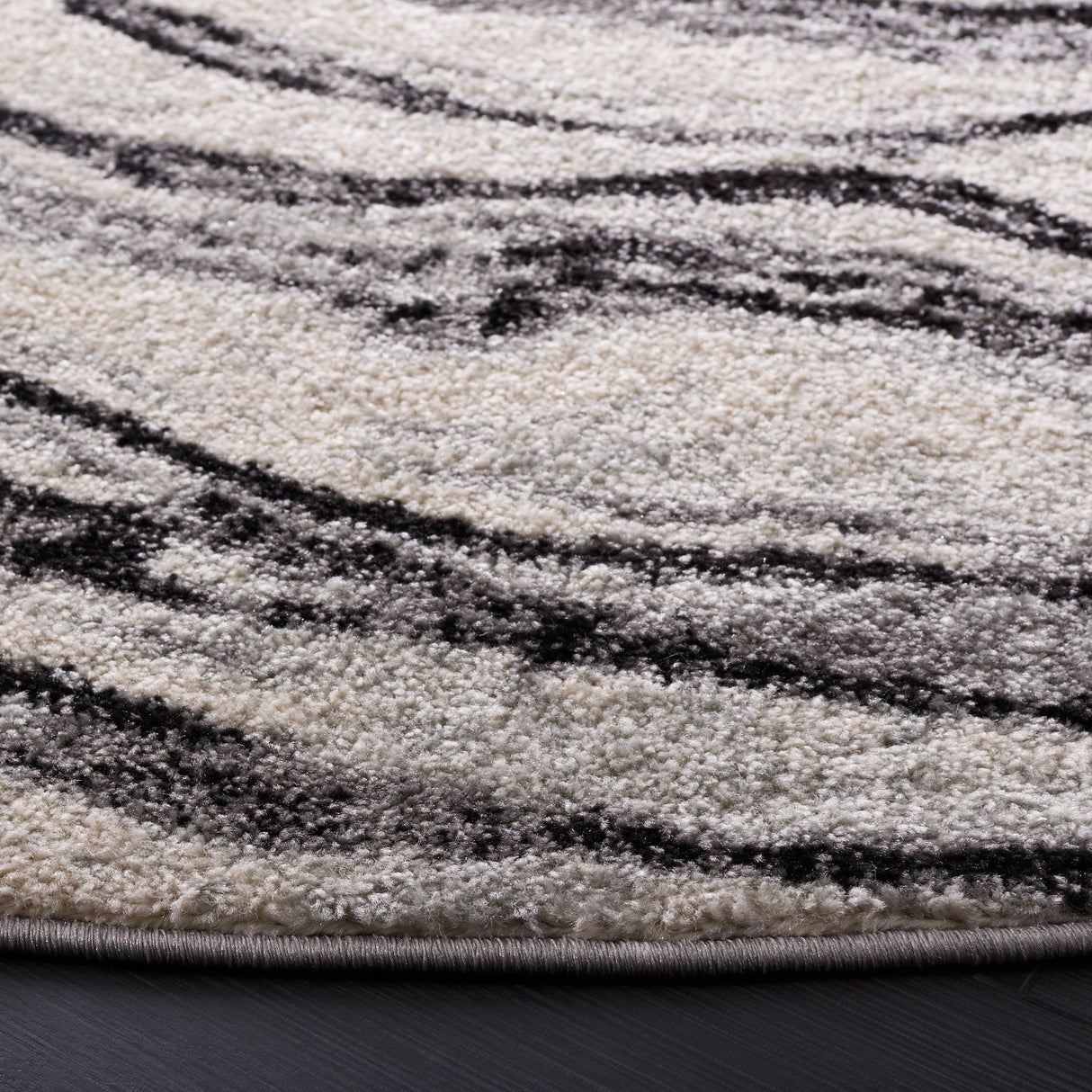 Safavieh Tulum Tul275A Ivory/Black Rug.