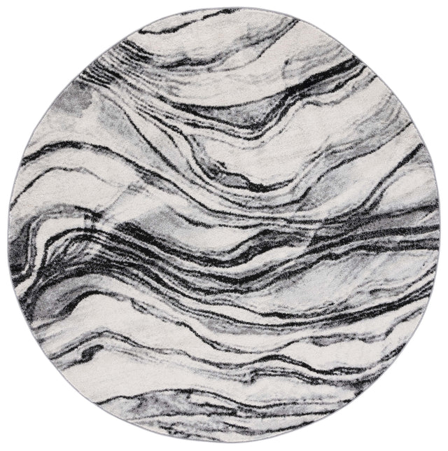 Safavieh Tulum Tul275A Ivory/Black Rug.