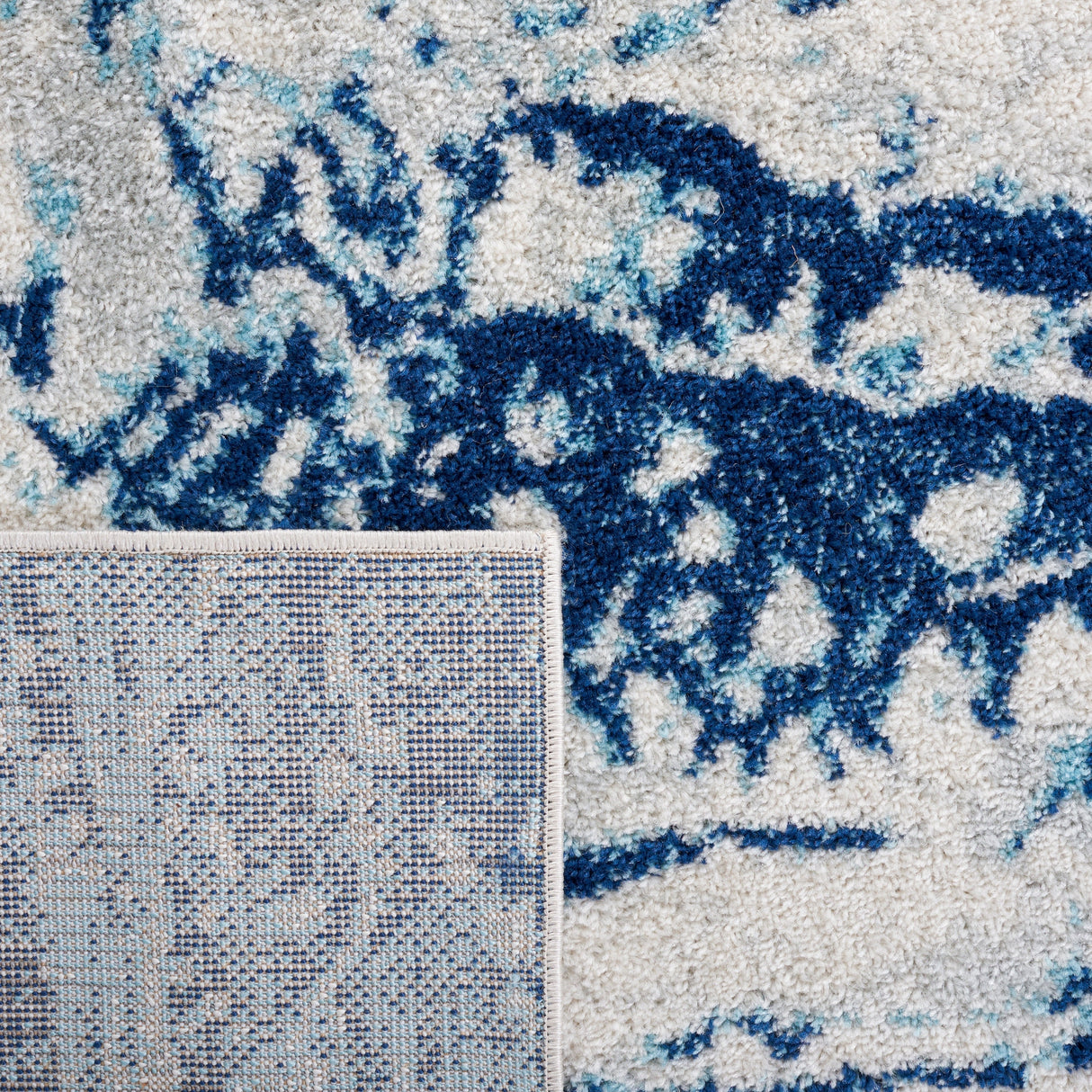 Safavieh Tulum Tul276B Ivory/Blue Rug.