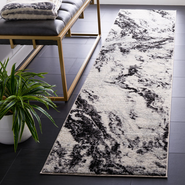 Safavieh Tulum Tul277A Ivory/Black Rug.