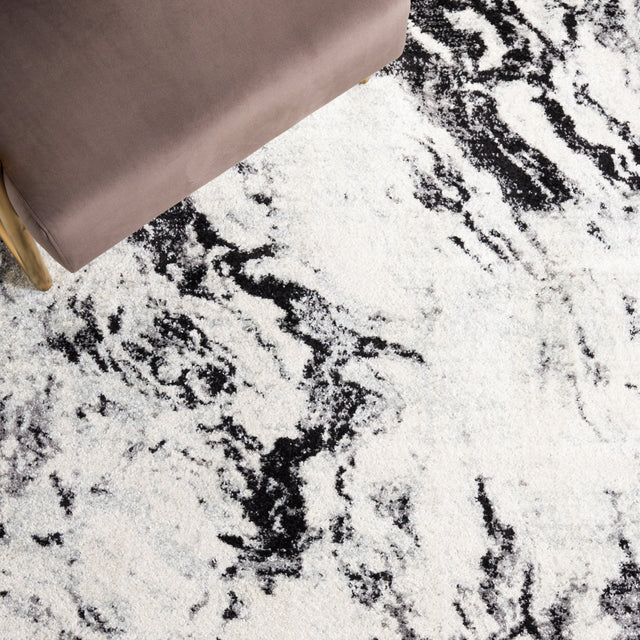 Safavieh Tulum Tul277A Ivory/Black Rug.