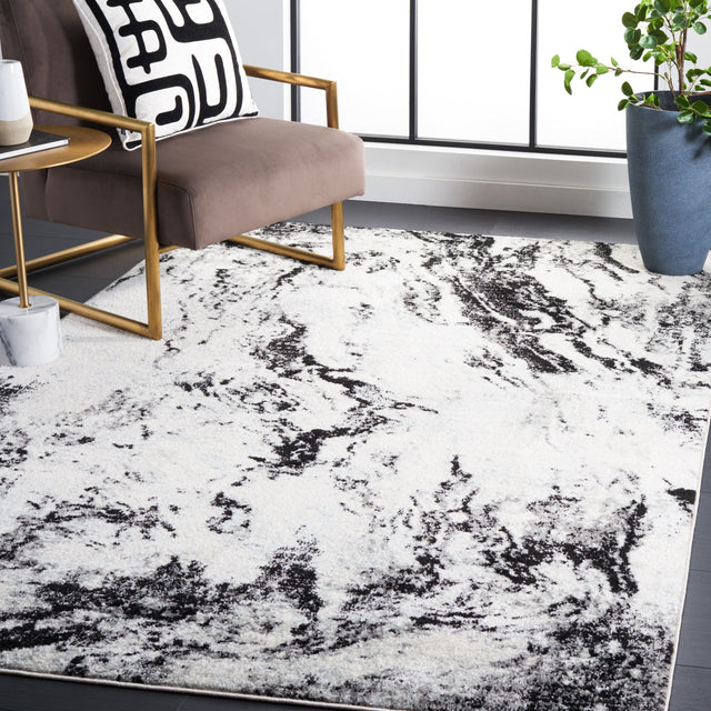 Safavieh Tulum Tul277A Ivory/Black Rug.