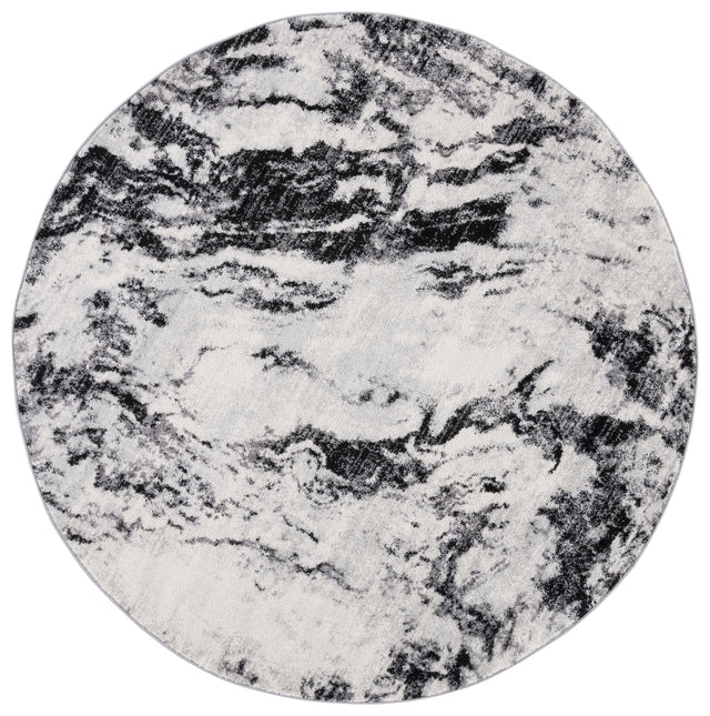 Safavieh Tulum Tul277A Ivory/Black Rug.