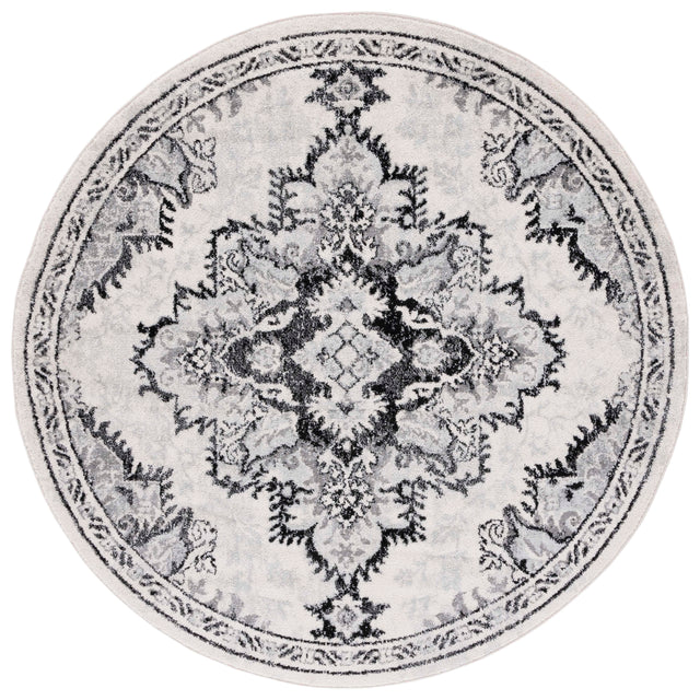 Safavieh Tulum Tul278A Ivory/Black Rug.