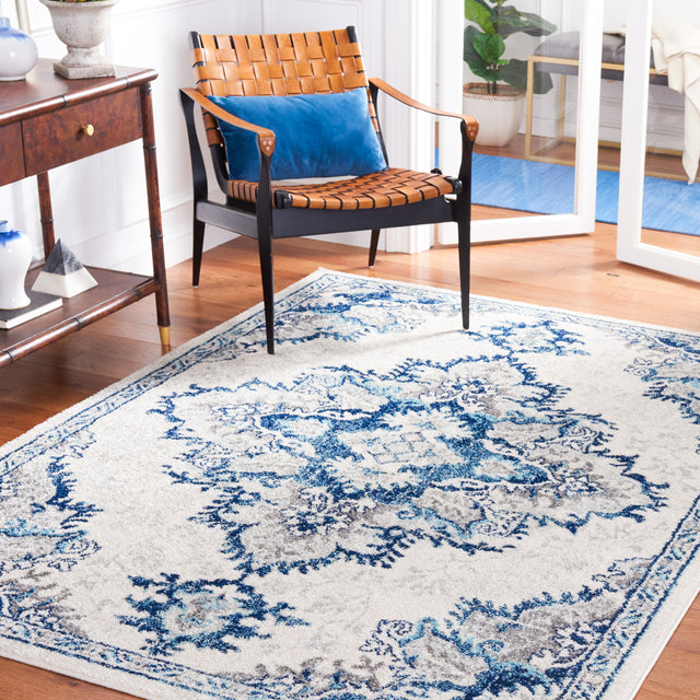 Safavieh Tulum Tul278B Ivory/Blue Rug.