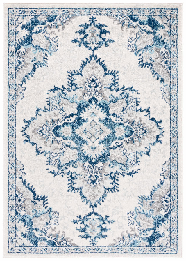 Safavieh Tulum Tul278B Ivory/Blue Rug.