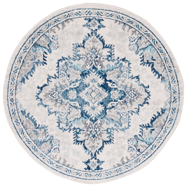Safavieh Tulum Tul278B Ivory/Blue Rug.