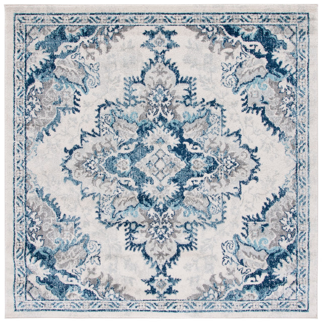 Safavieh Tulum Tul278B Ivory/Blue Rug.
