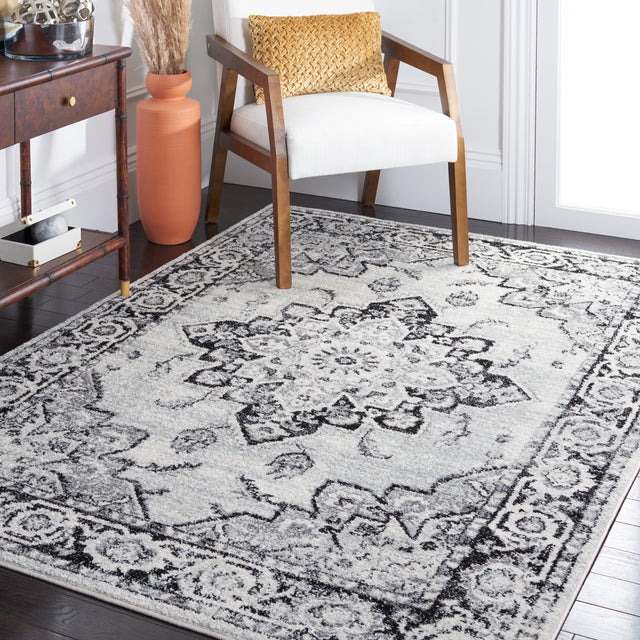 Safavieh Tulum Tul279A Ivory/Black Rug.