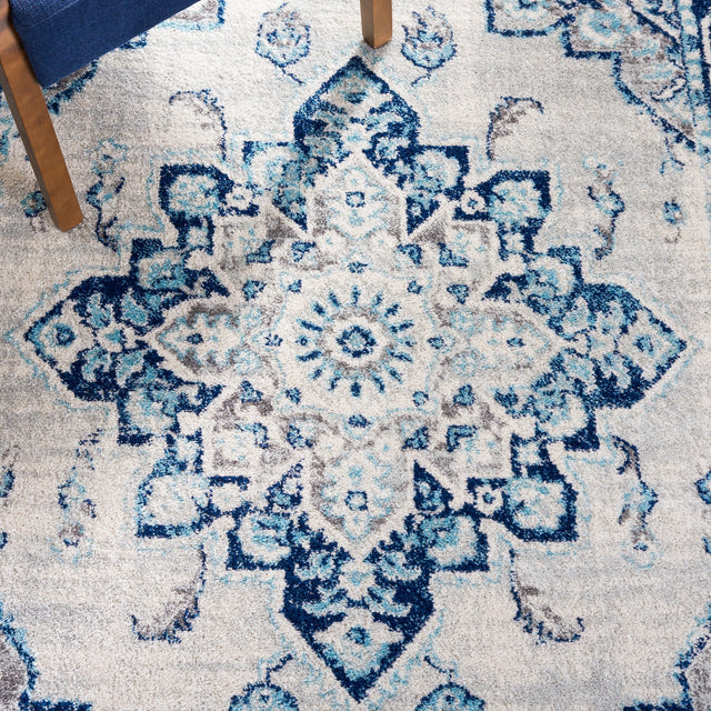Safavieh Tulum Tul279B Ivory/Blue Rug.