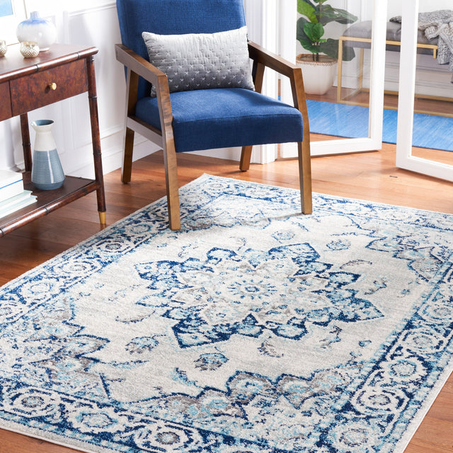 Safavieh Tulum Tul279B Ivory/Blue Rug.