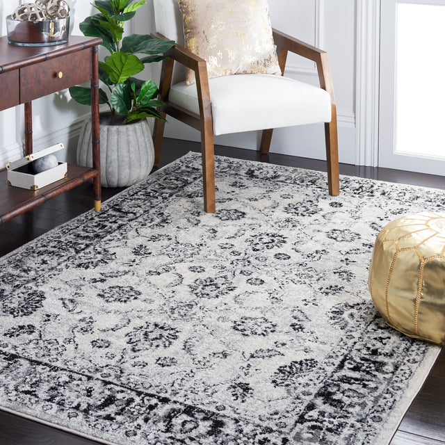 Safavieh Tulum Tul281A Ivory/Black Rug.