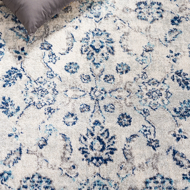 Safavieh Tulum Tul281B Ivory/Blue Rug.