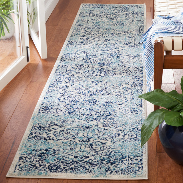 Safavieh Tulum Tul282B Ivory/Blue Rug.