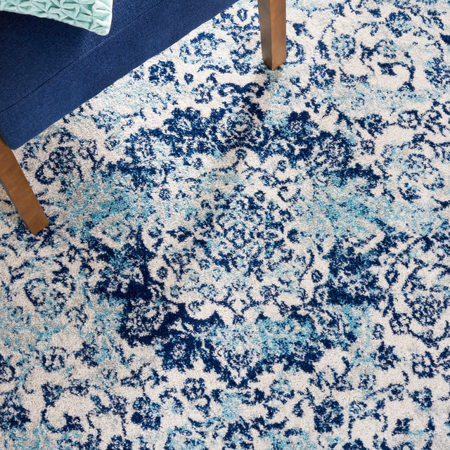 Safavieh Tulum Tul282B Ivory/Blue Rug.