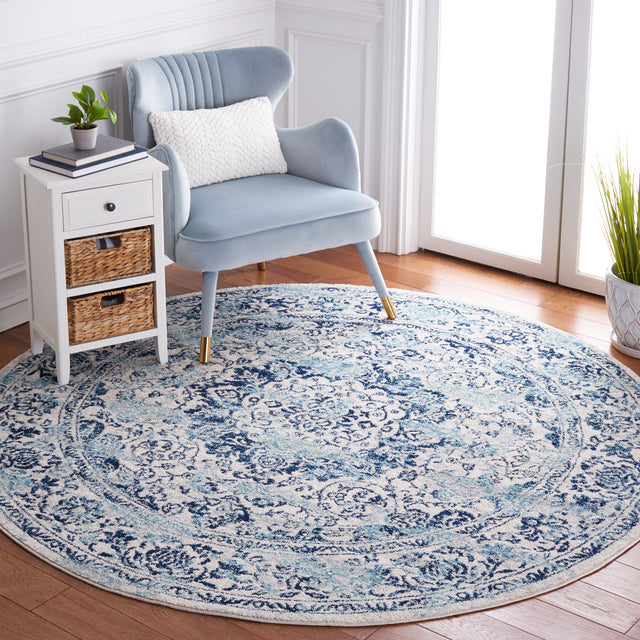 Safavieh Tulum Tul282B Ivory/Blue Rug.