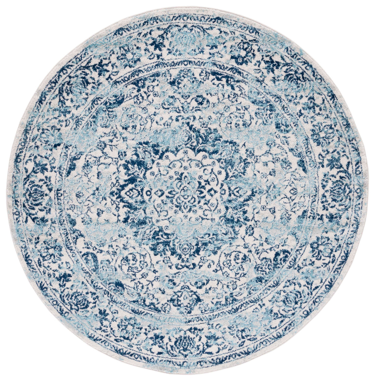 Safavieh Tulum Tul282B Ivory/Blue Rug.