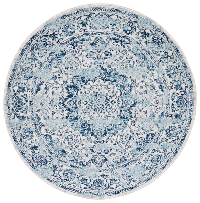 Safavieh Tulum Tul282B Ivory/Blue Rug.