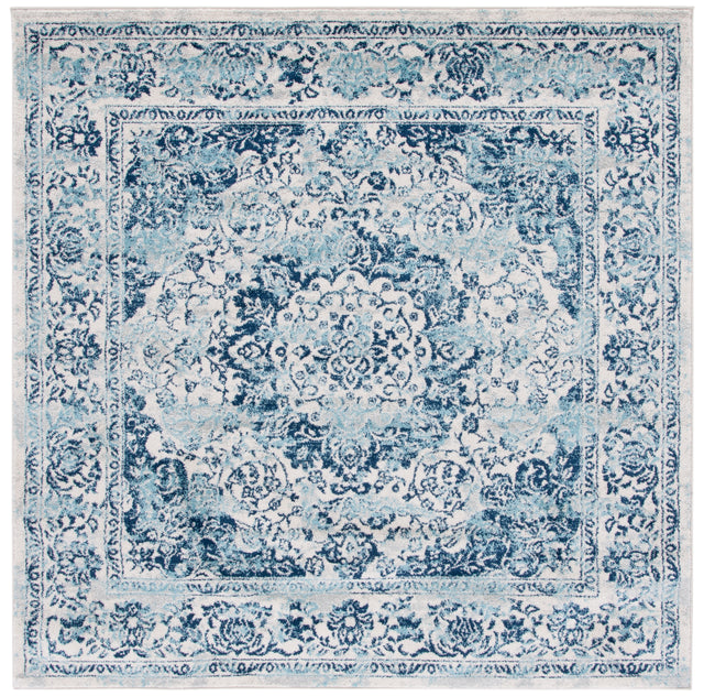 Safavieh Tulum Tul282B Ivory/Blue Rug.