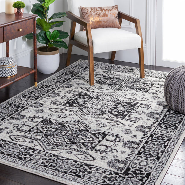 Safavieh Tulum Tul285A Ivory/Black Rug.