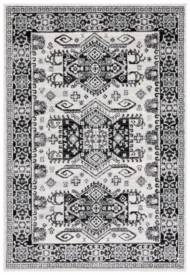 Safavieh Tulum Tul285A Ivory/Black Rug.