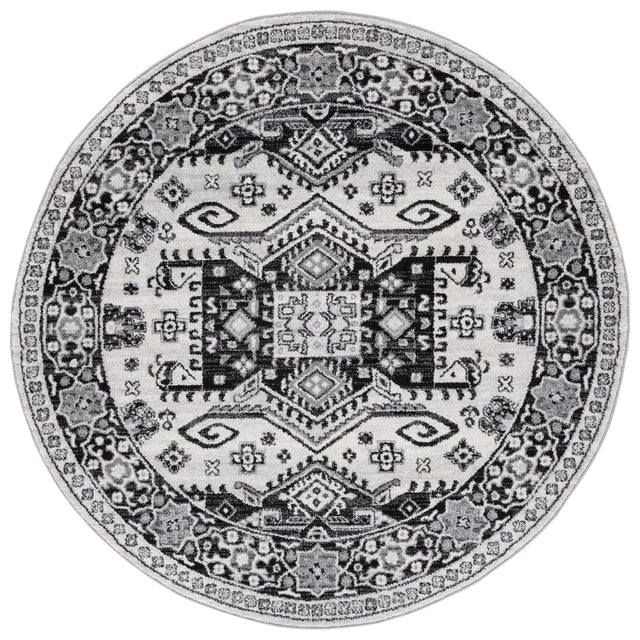 Safavieh Tulum Tul285A Ivory/Black Rug.
