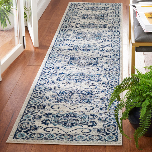 Safavieh Tulum Tul285B Ivory/Blue Rug.