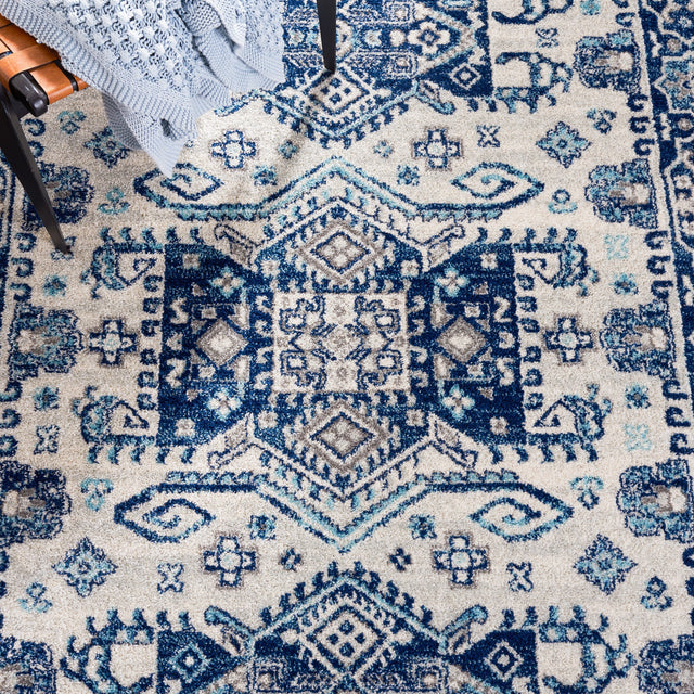 Safavieh Tulum Tul285B Ivory/Blue Rug.