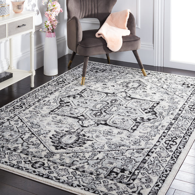 Safavieh Tulum Tul286A Ivory/Black Rug.