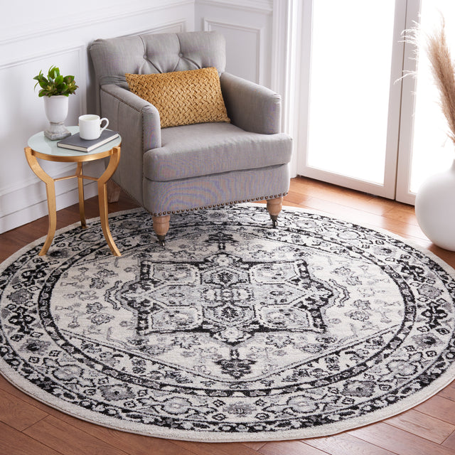 Safavieh Tulum Tul286A Ivory/Black Rug.