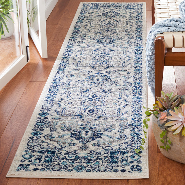 Safavieh Tulum Tul286B Ivory/Blue Rug.