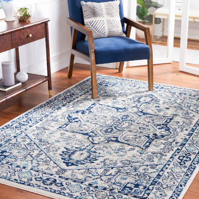 Safavieh Tulum Tul286B Ivory/Blue Rug.