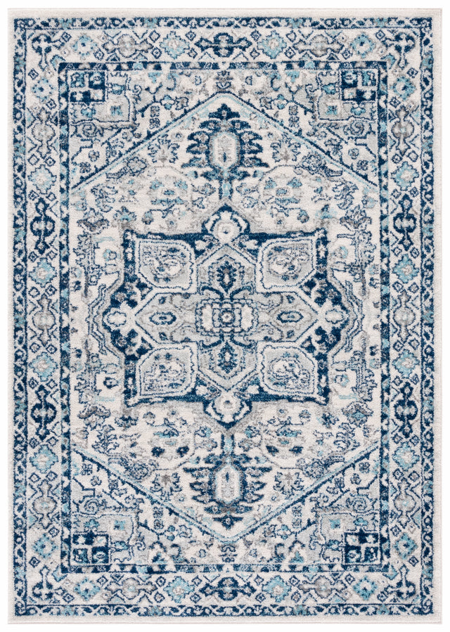 Safavieh Tulum Tul286B Ivory/Blue Rug.