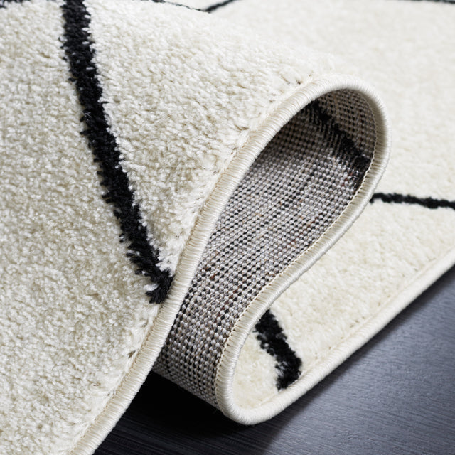 Safavieh Tulum Tul608A Ivory/Black Rug.