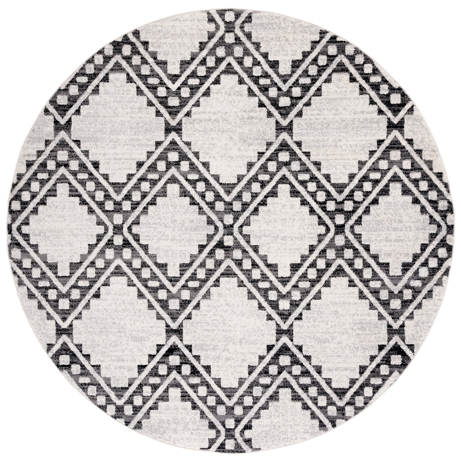 Safavieh Tulum Tul642A Ivory/Black Rug.