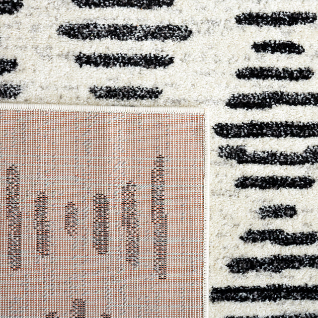 Safavieh Tulum Tul644A Ivory/Black Rug.