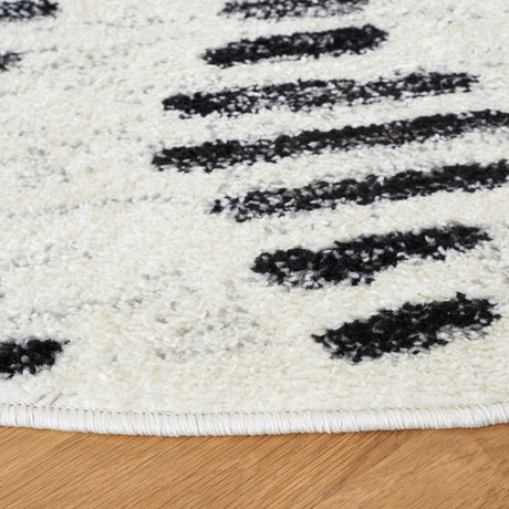 Safavieh Tulum Tul644A Ivory/Black Rug.