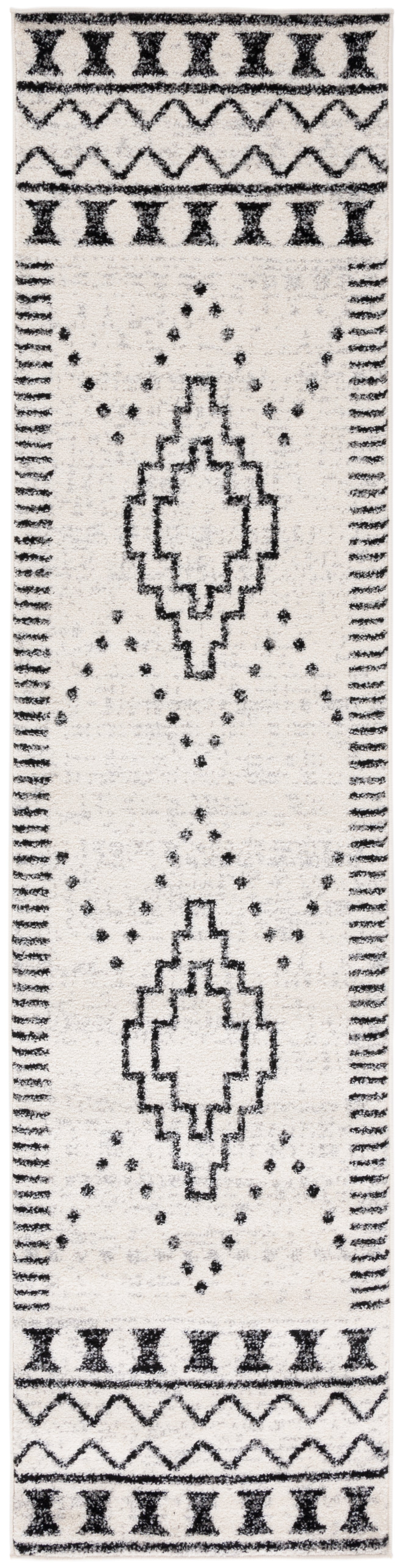 Safavieh Tulum Tul646Z Black/Ivory Rug.