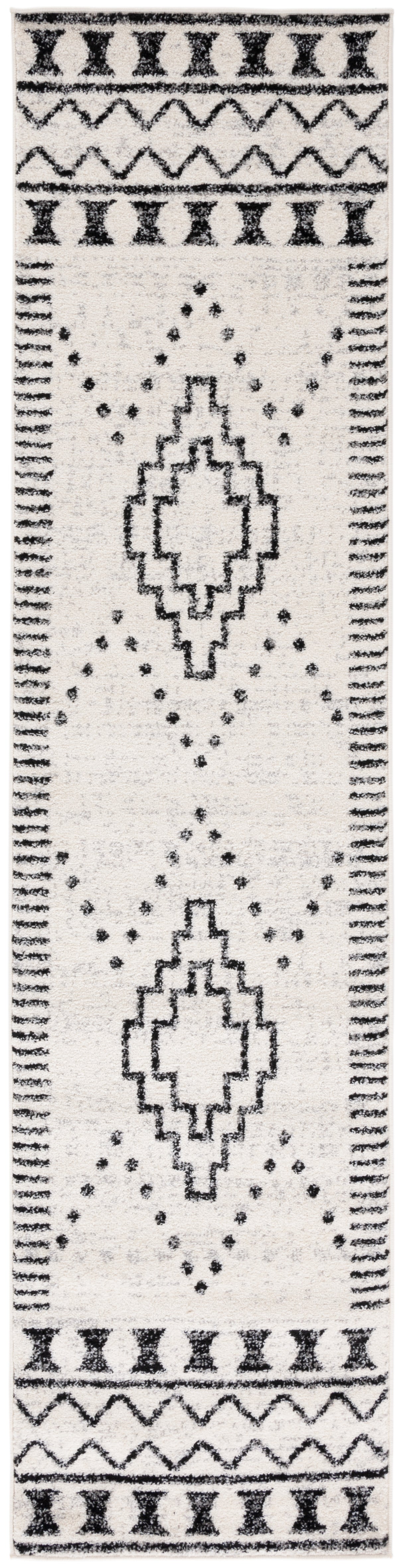 Safavieh Tulum Tul646Z Black/Ivory Rug.