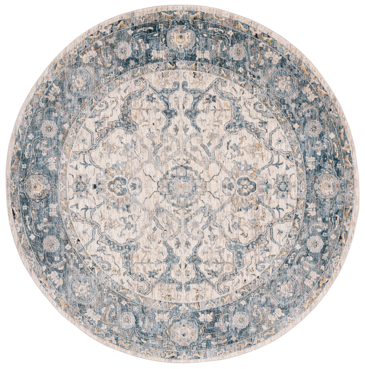 Safavieh Valencia Val566A Ivory/Blue Rugs.