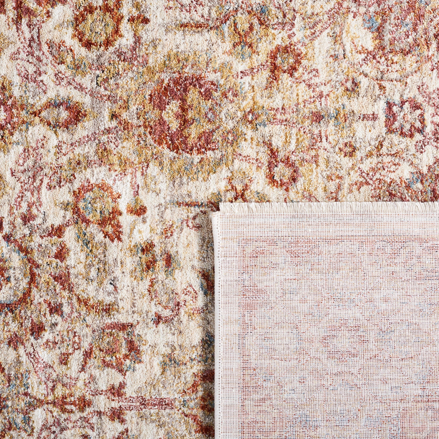Safavieh Valencia Val570B Ivory/Rust Rugs.