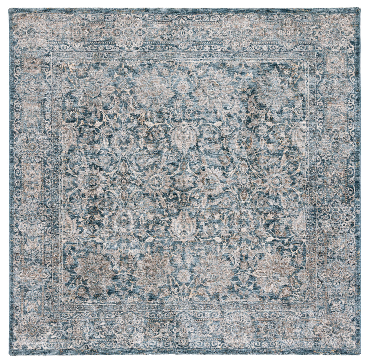 Safavieh Valencia Val570M Blue Area Rug