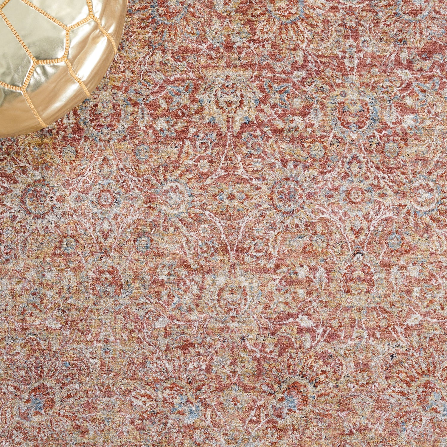 Safavieh Valencia Val570P Rust/Teal Rugs.