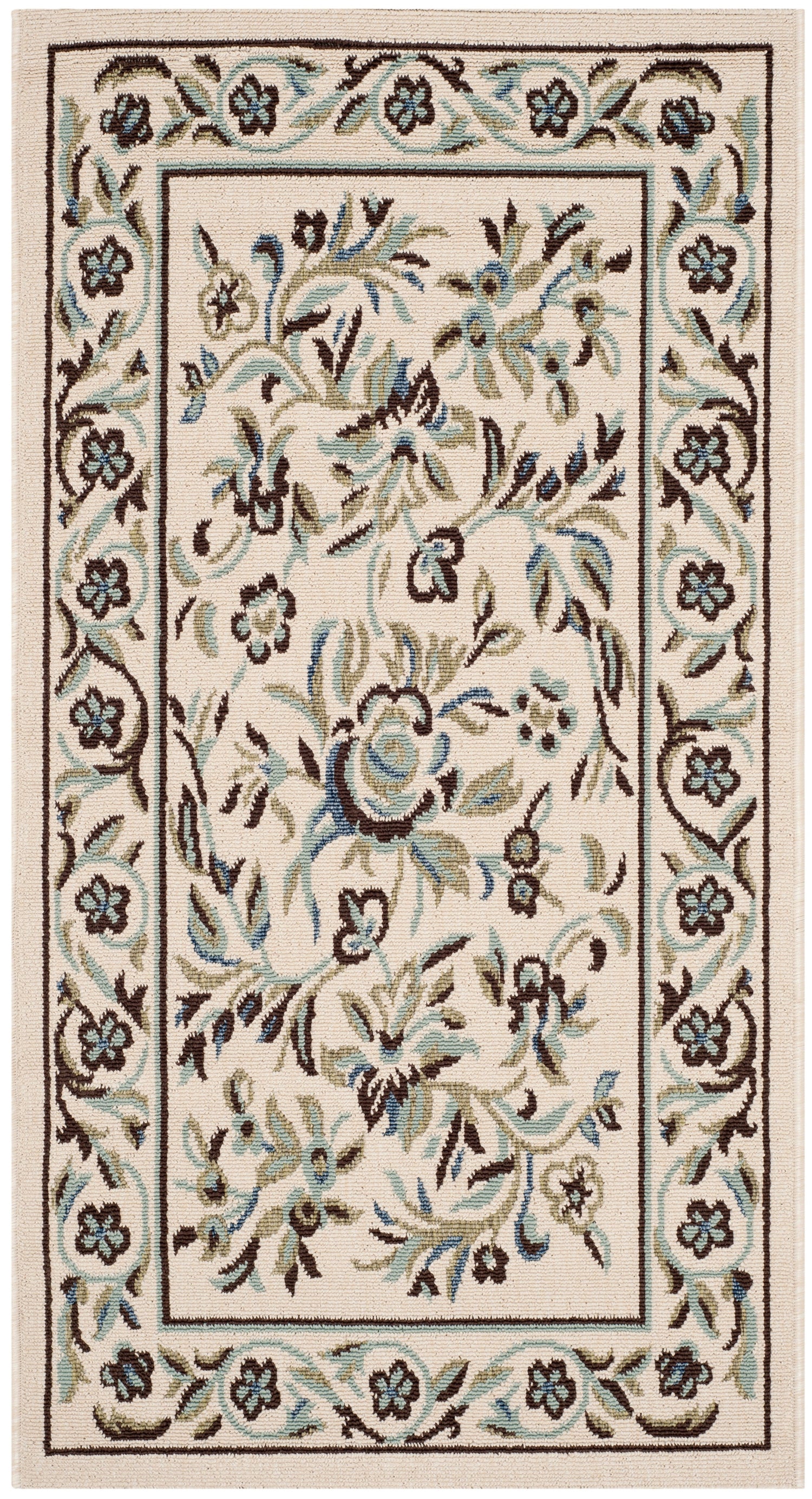 Safavieh Veranda Ver011 Cream/Green Rugs.