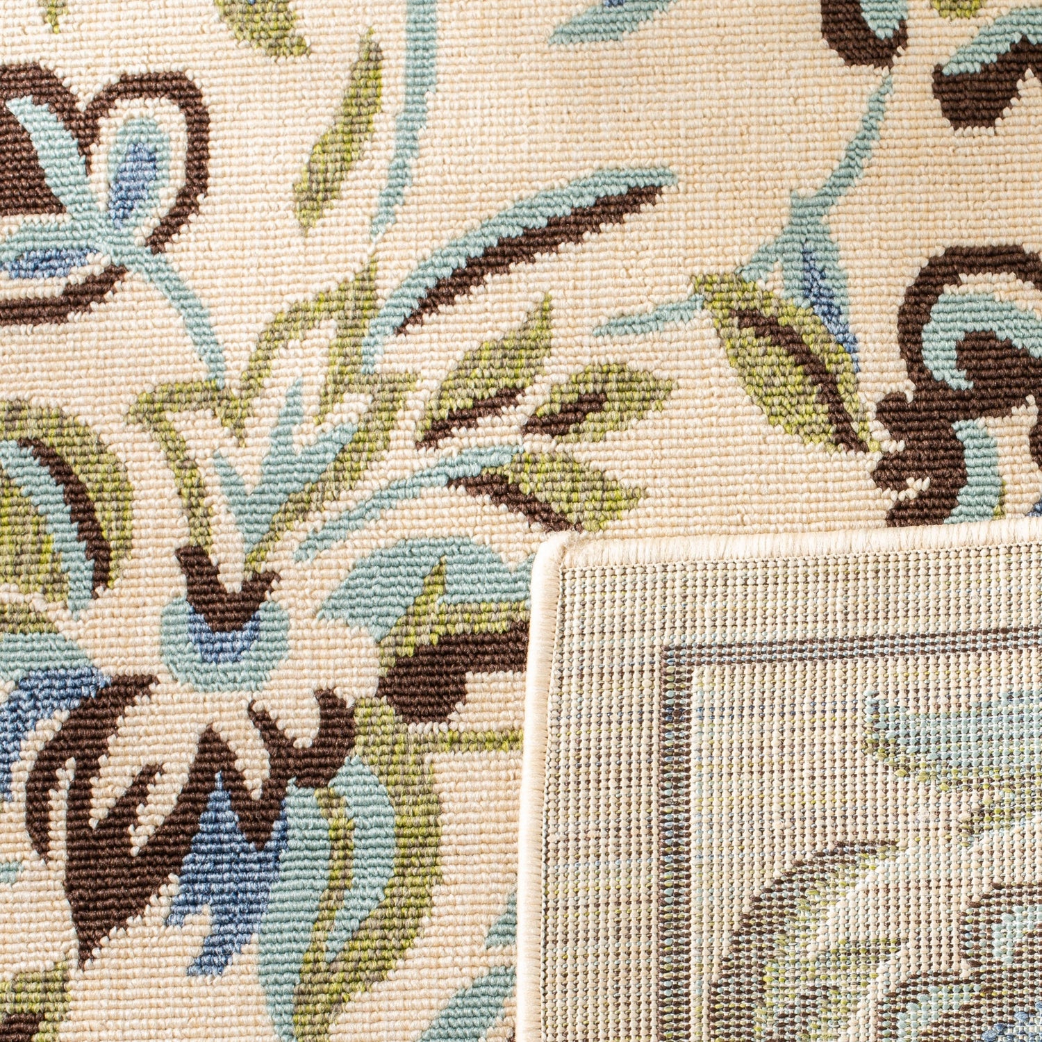 Safavieh Veranda Ver011 Cream/Green Rugs.