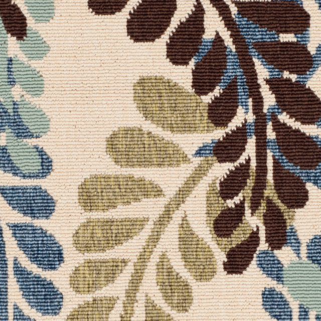 Safavieh Veranda Ver056 Cream/Aqua Rug.