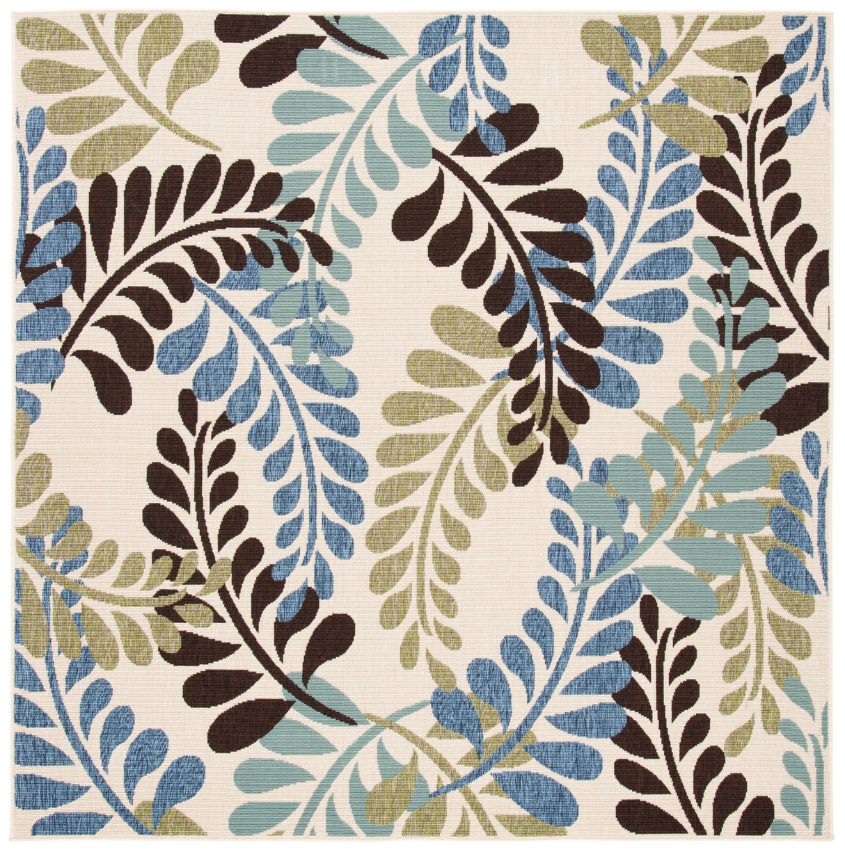Safavieh Veranda Ver056 Cream/Aqua Rug.